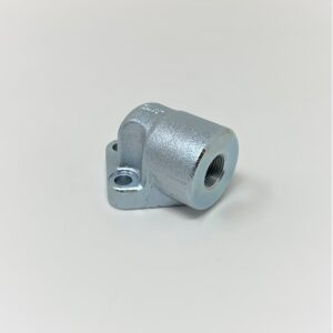 Hydraulic elbow for pump