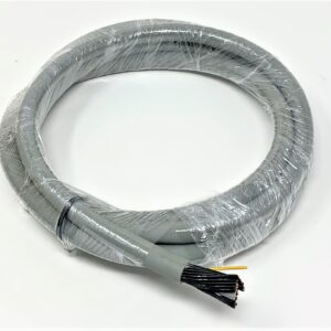 Harness for wired remote control and boom